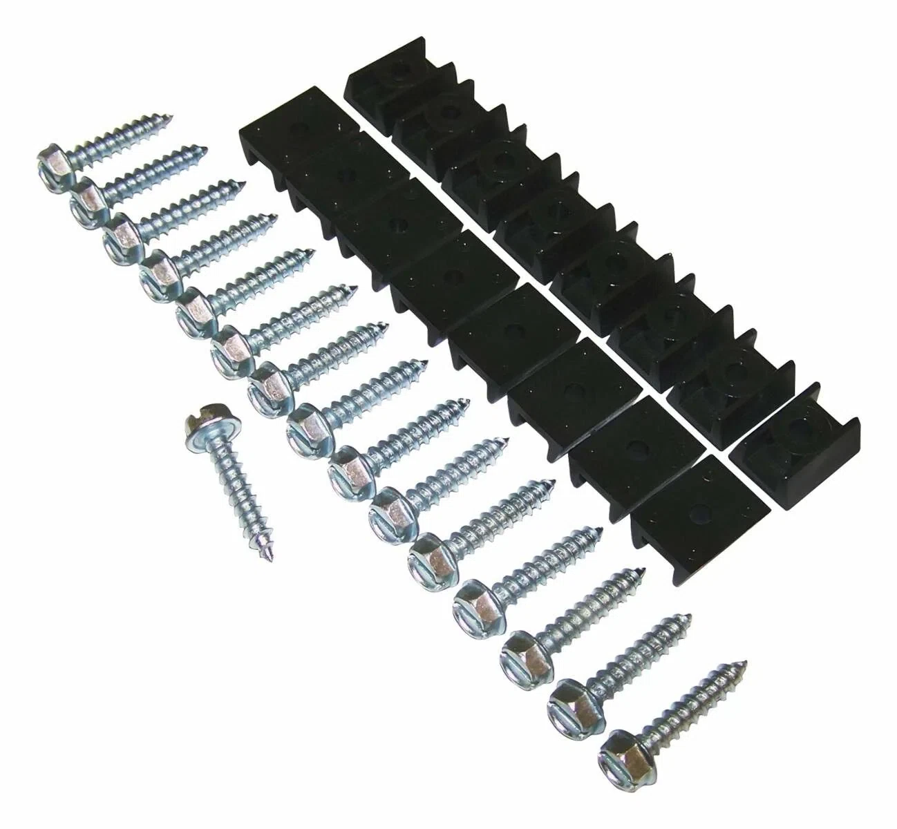 Crown Automotive - Metal Black Fender Flare Hardware Kit - 5AHFRKIT